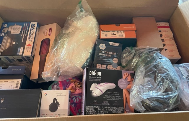 Amazon, Target, Walmart Mini General Mix Returns Box