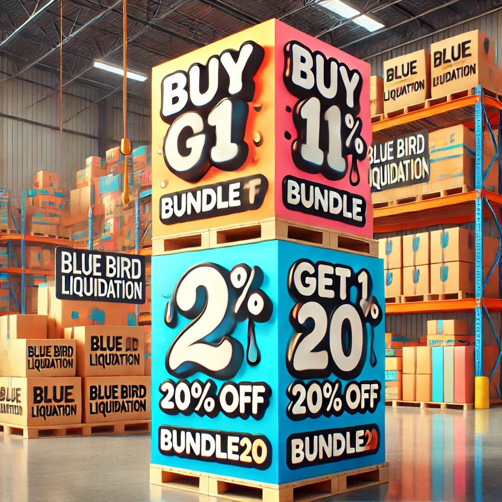 Maximize Your Savings: Buy 1 Box, Get 1 for 20% Off at Blue Bird Liquidation! - Blue Bird Liquidation