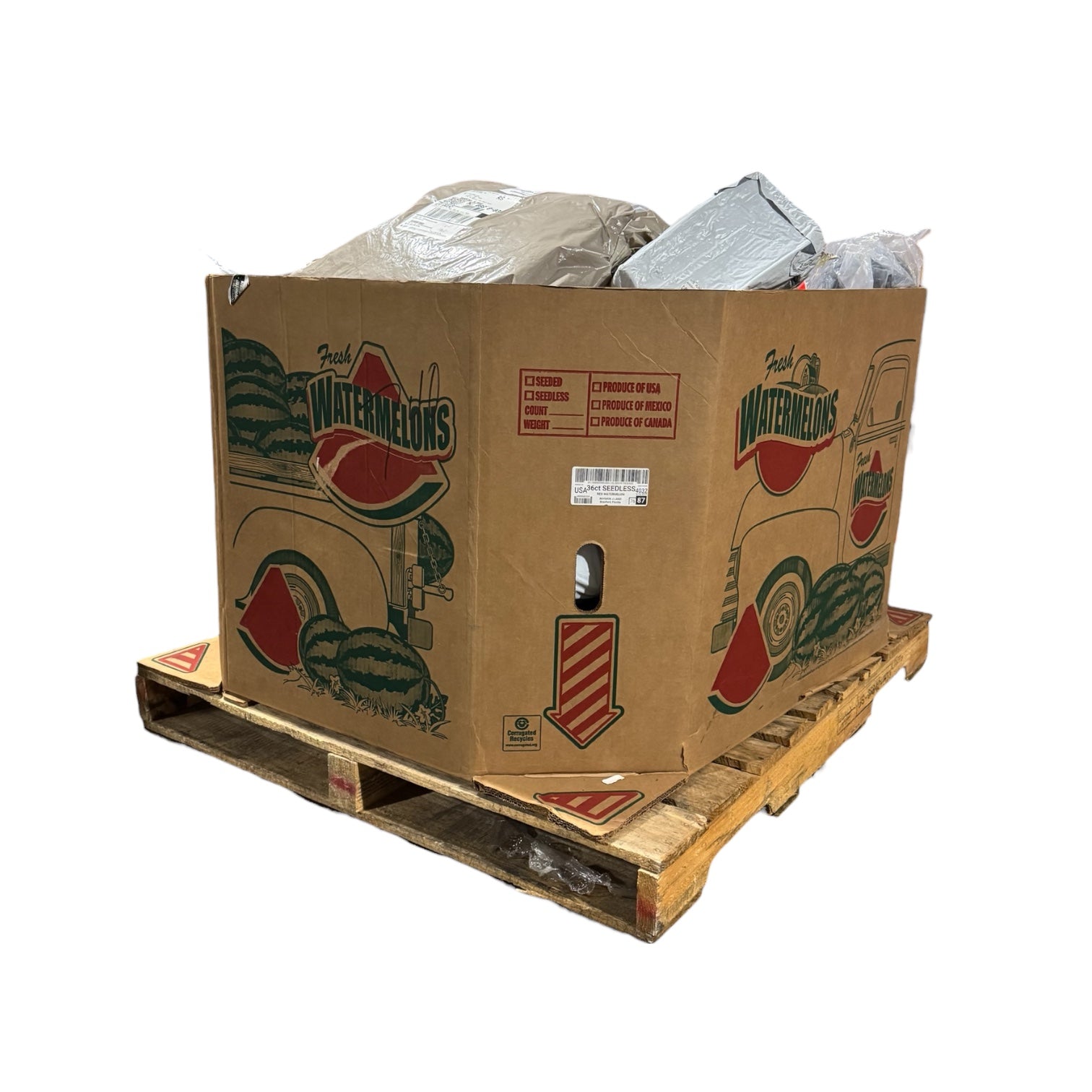 Medium Unclaimed Mail Pallet - Blue Bird Liquidation